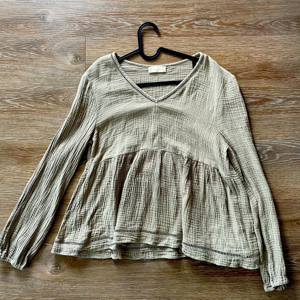 Alter’d state Sage green blouse